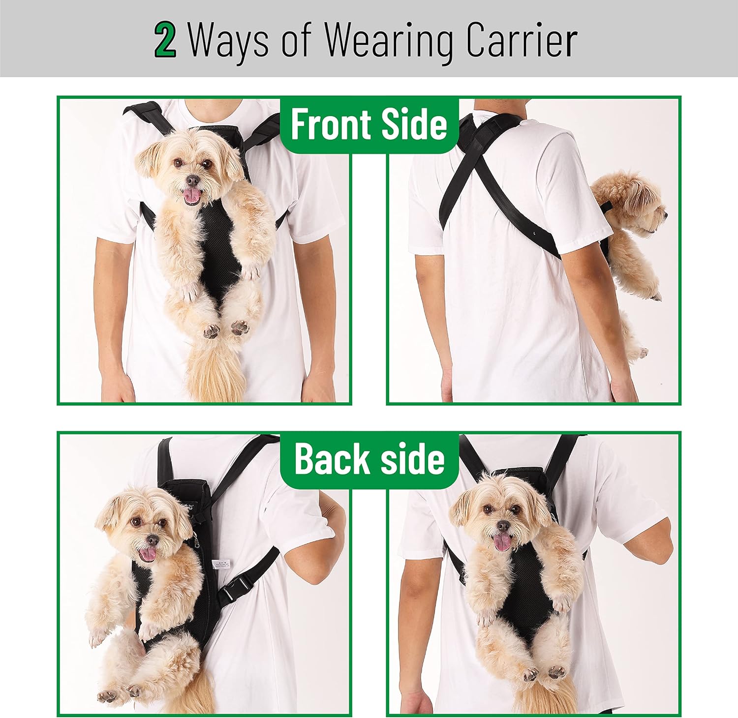 Pet Carrier Backpack, Pet Backpack Chest Bag Pet Travel Backpack