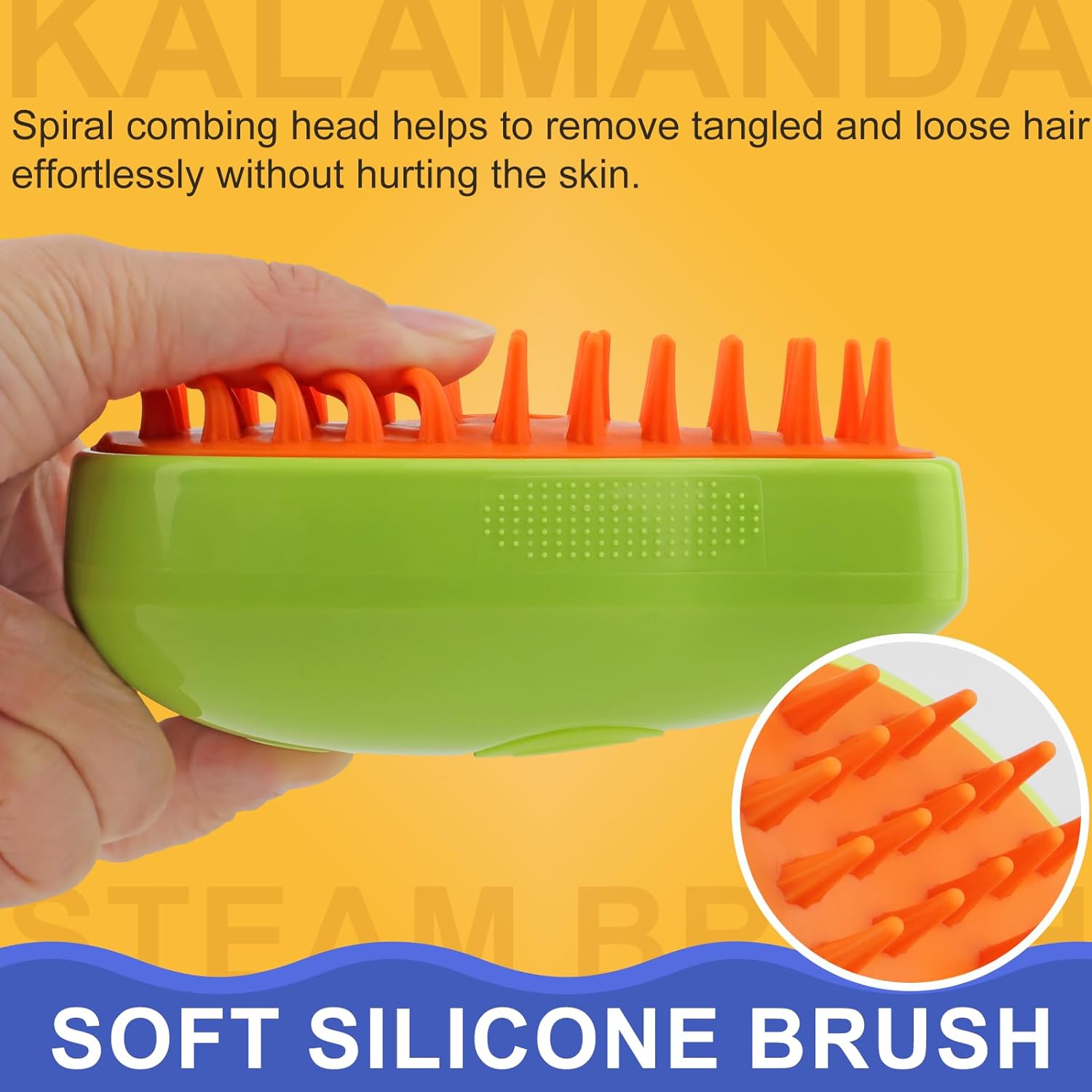 3 in 1 Multifunctional Steamy Cat Dog Brush Massage Pet Grooming Brush Tool
