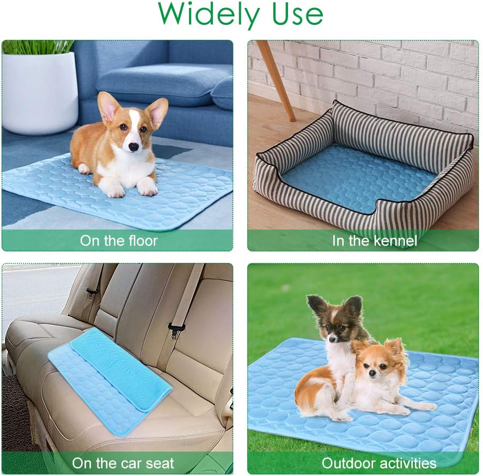 Pet Cooling Mat Pad Summer Bed for Dogs Cats Sleep Mat Machine Washable