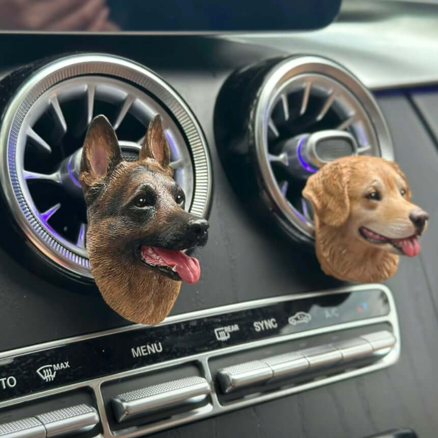 Custom-engraved Magnet Pet Head Model