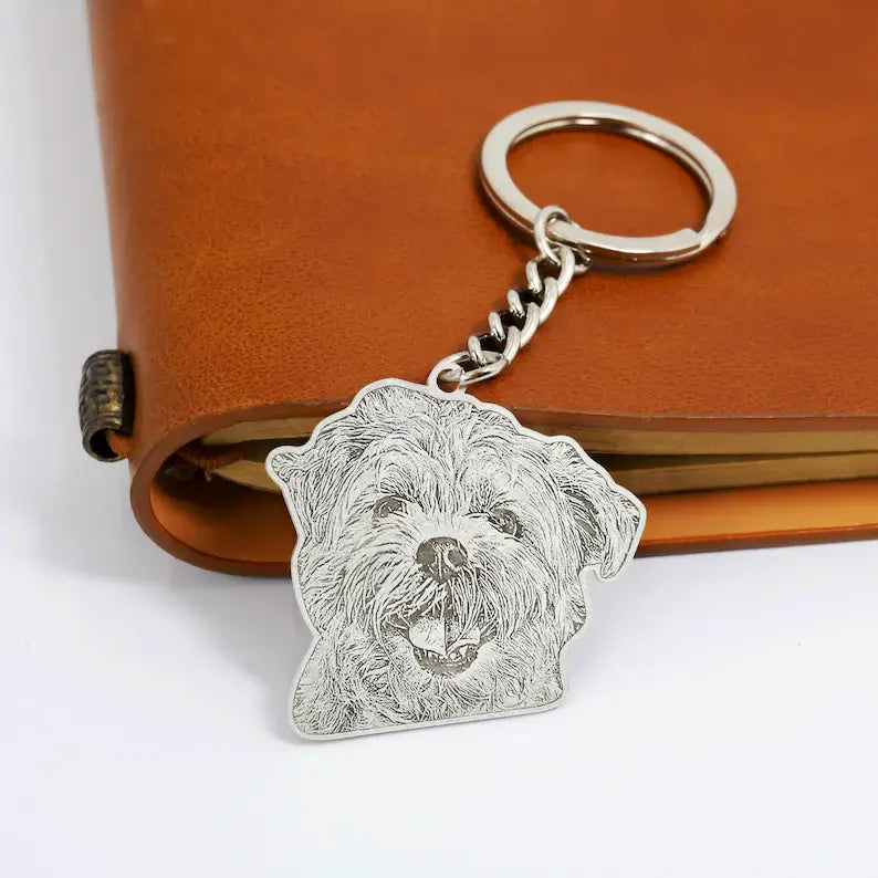 Custom Personalized Pet Body Keychain