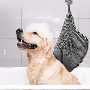 Dog Towels For Drying Pets Dog Cat Bathing Supplies Machine Washable