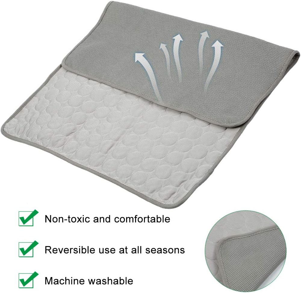 Pet Cooling Mat Pad Summer Bed for Dogs Cats Sleep Mat Machine Washable