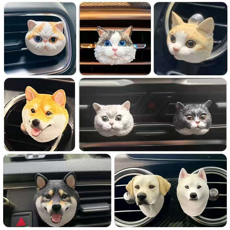 Custom-engraved Magnet Pet Head Model