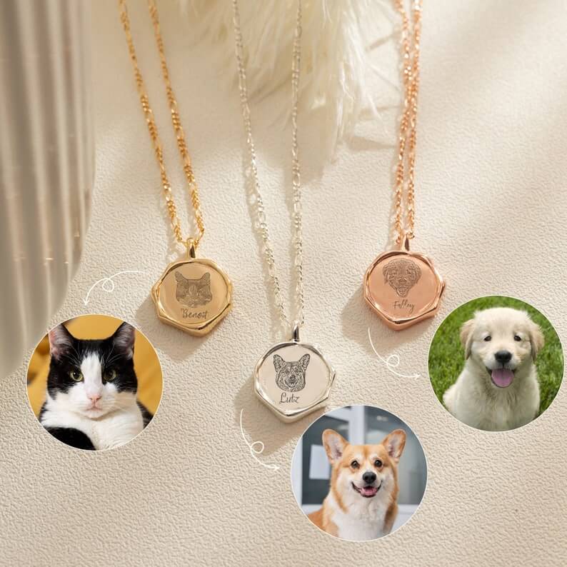 Personalized Pet Engraved Necklace