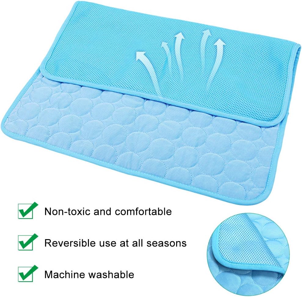 Pet Cooling Mat Pad Summer Bed for Dogs Cats Sleep Mat Machine Washable