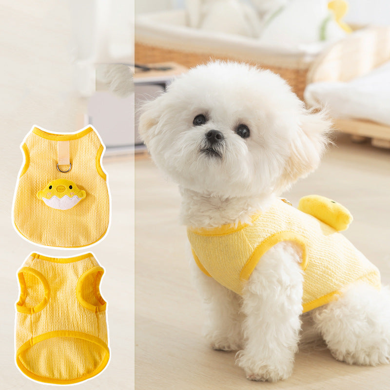 Dog Clothes Harness Leash for Small Dogs Cats