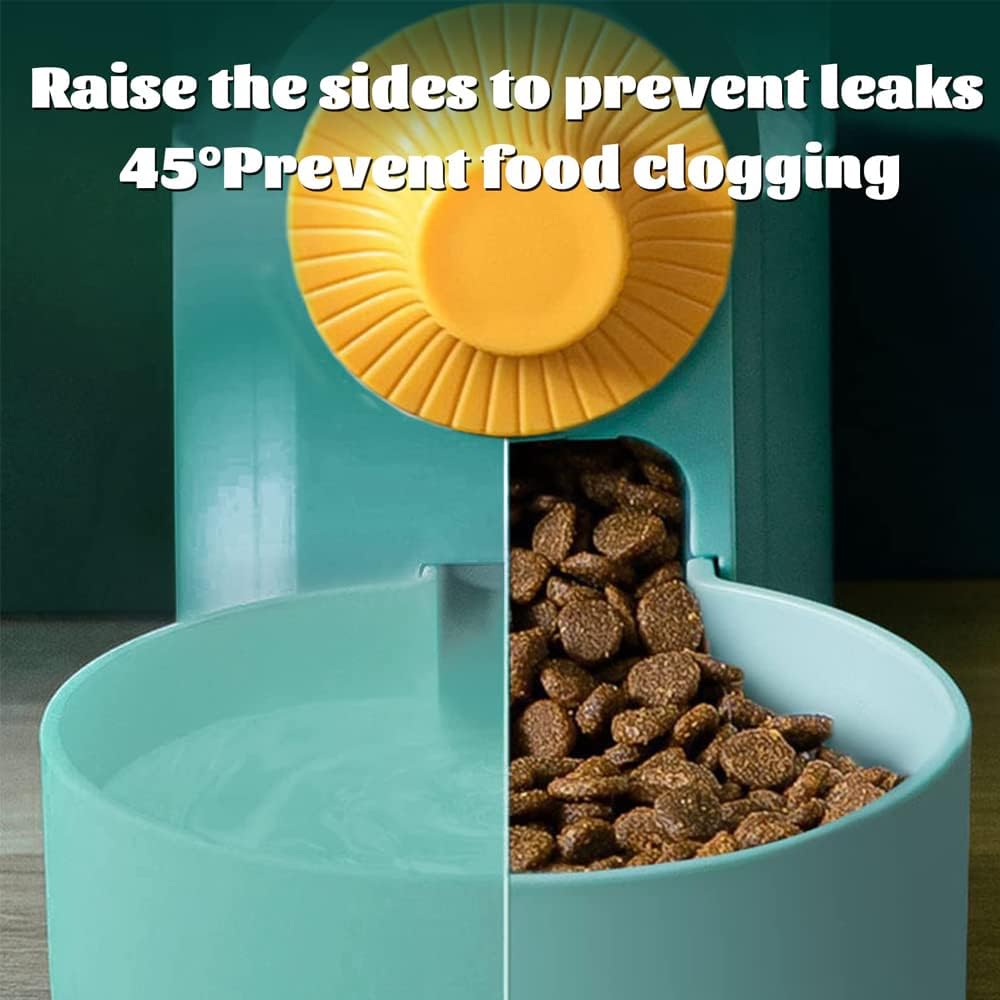 Pet Hanging Automatic Feeders Drinking Bowls Auto Gravity 2 in1 Pet Feeder Water Set