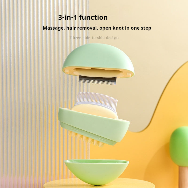 3 In 1 Cat Combs for Indoor Cats Short Hair-pet Hair Removal Massaging Comb