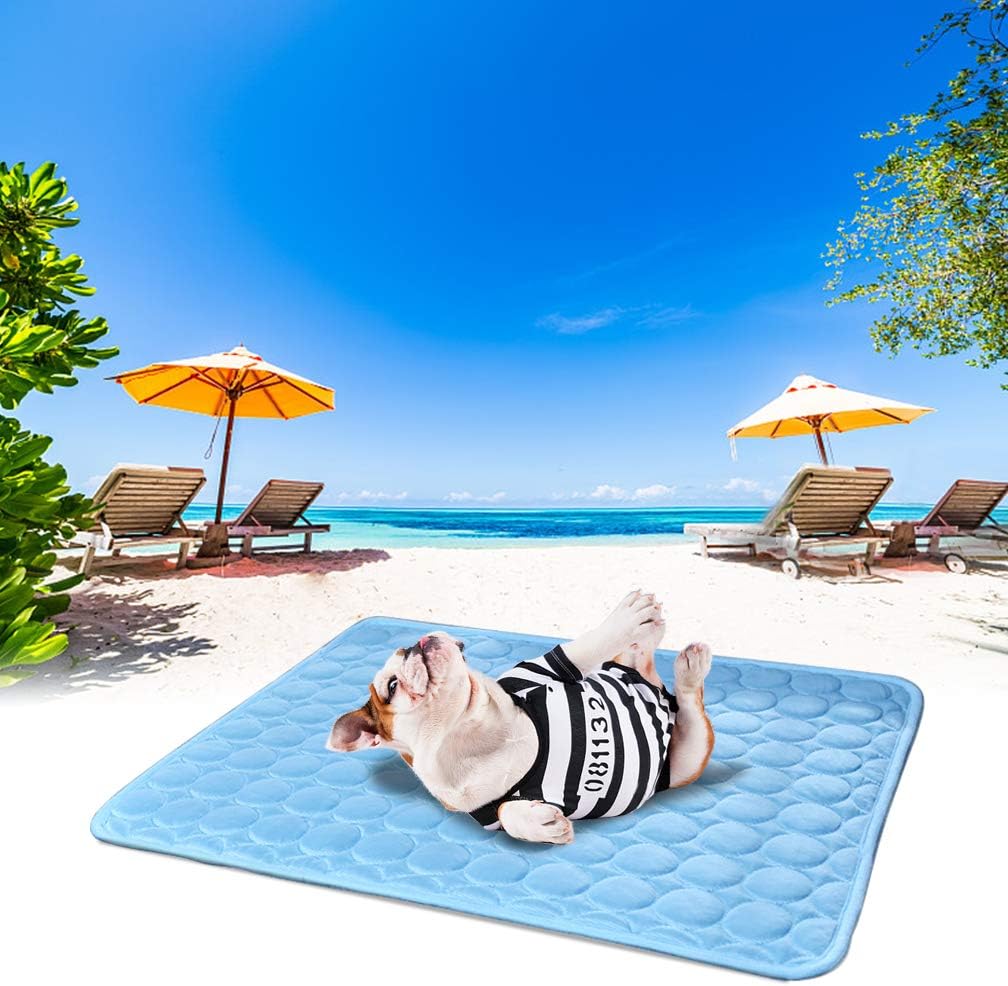 Pet Cooling Mat Pad Summer Bed for Dogs Cats Sleep Mat Machine Washable