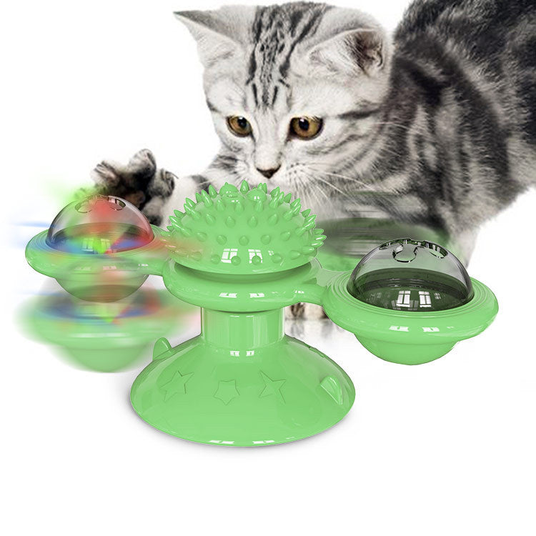 Interactive Windmill Cat Toys Cat Toys for Indoor Cats Kittens