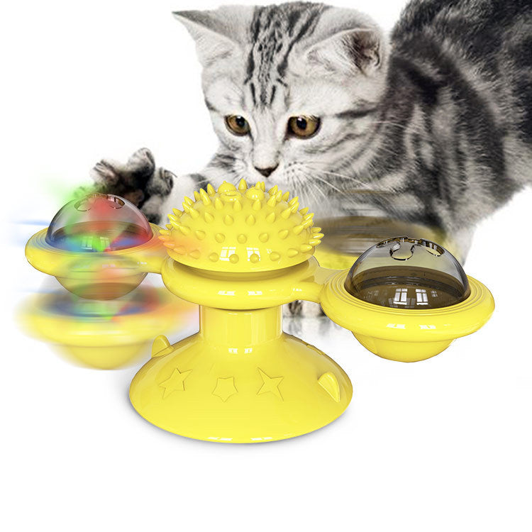 Interactive Windmill Cat Toys Cat Toys for Indoor Cats Kittens