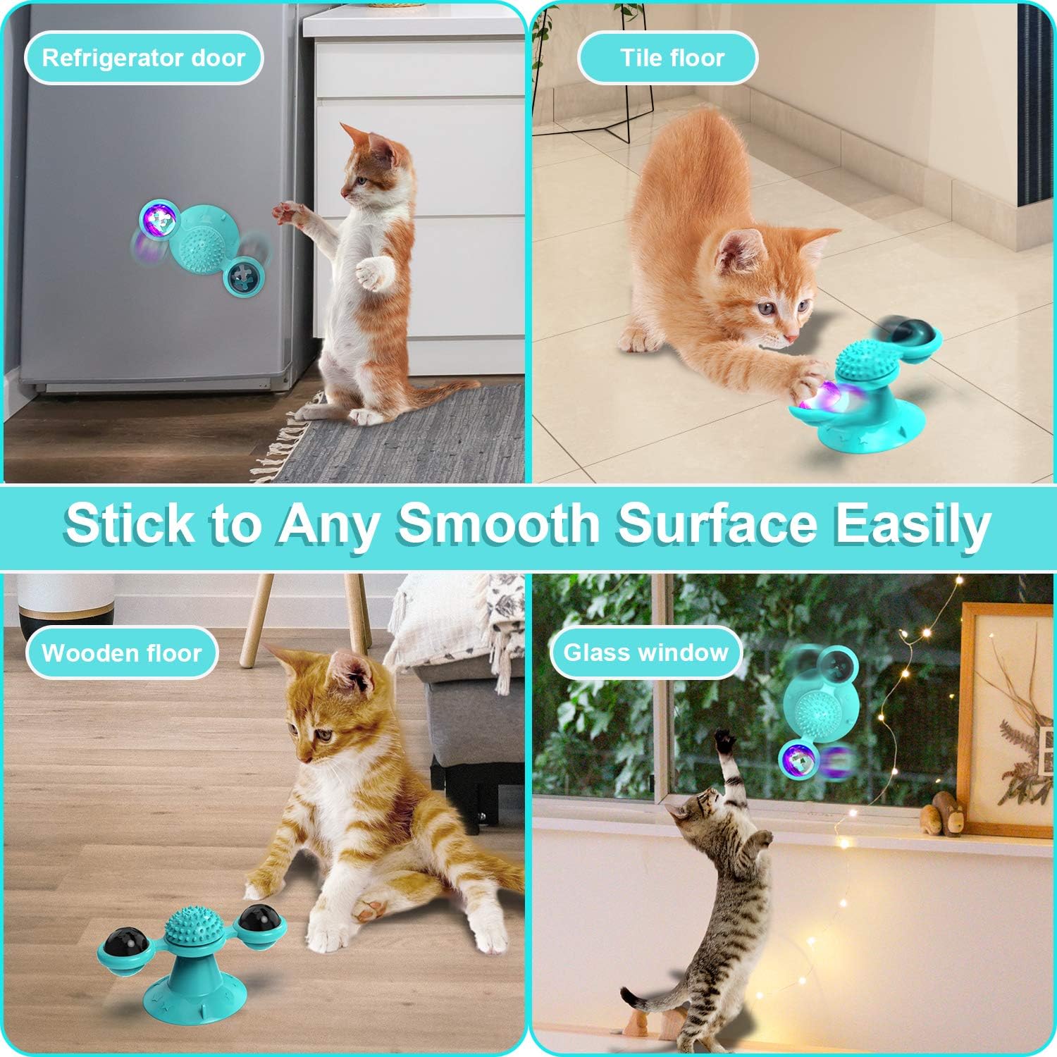 Interactive Windmill Cat Toys Cat Toys for Indoor Cats Kittens