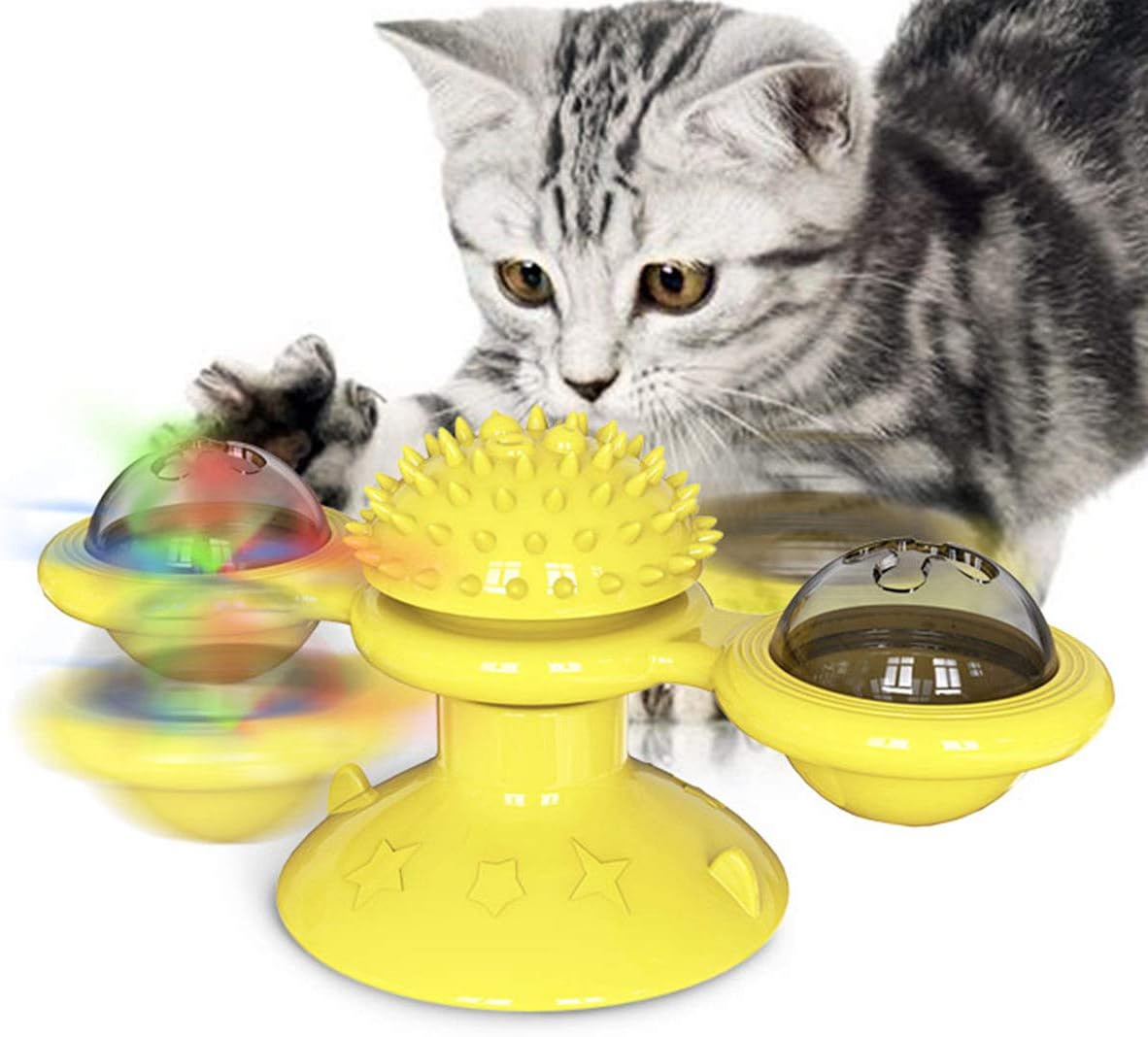 Interactive Windmill Cat Toys Cat Toys for Indoor Cats Kittens
