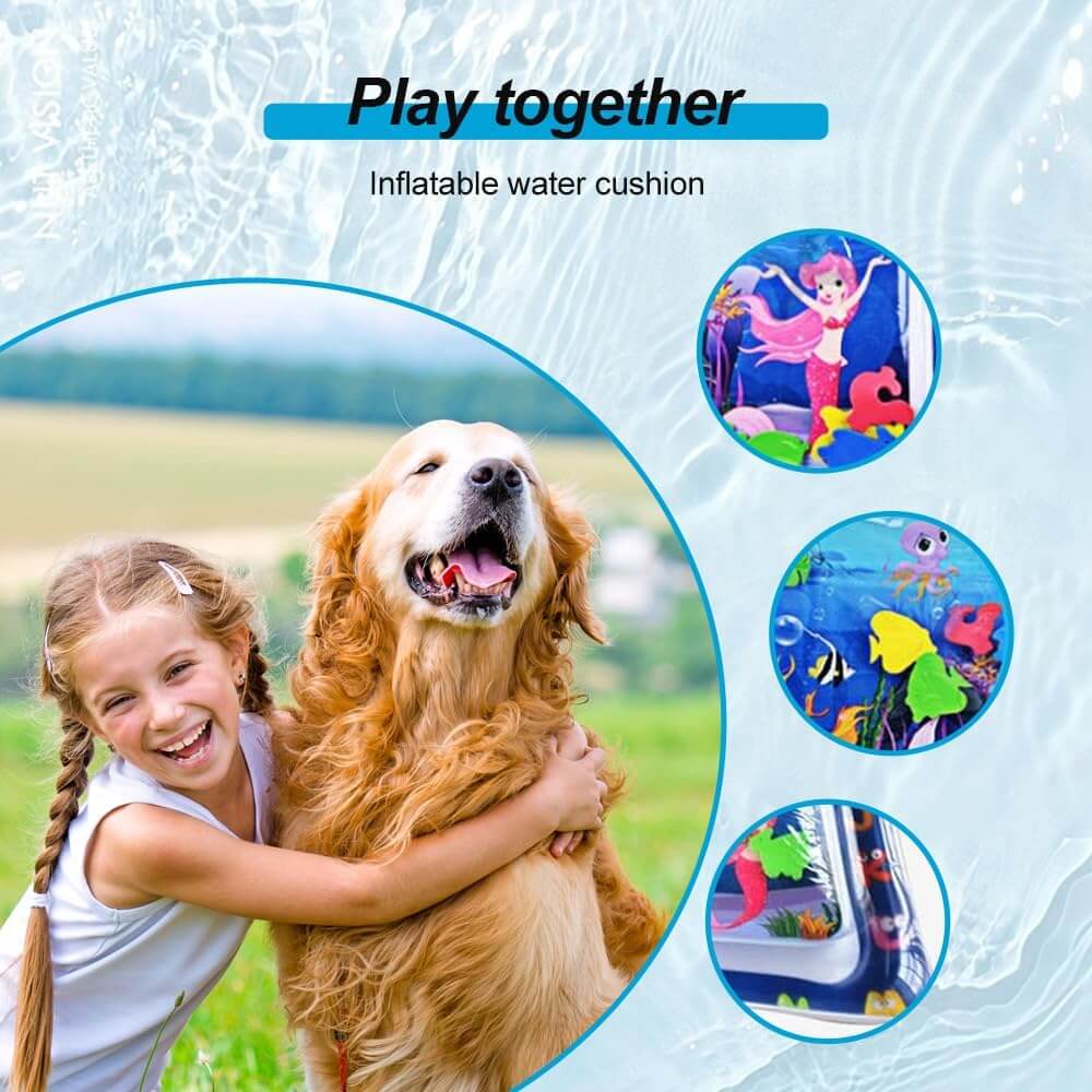 Thickened Water Sensor Play Mat for Cats Dogs Pet Kids