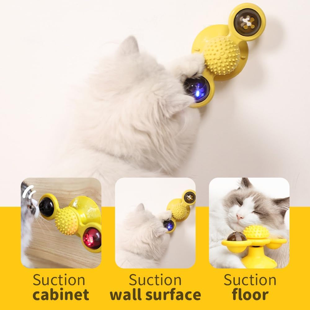 Interactive Windmill Cat Toys Cat Toys for Indoor Cats Kittens