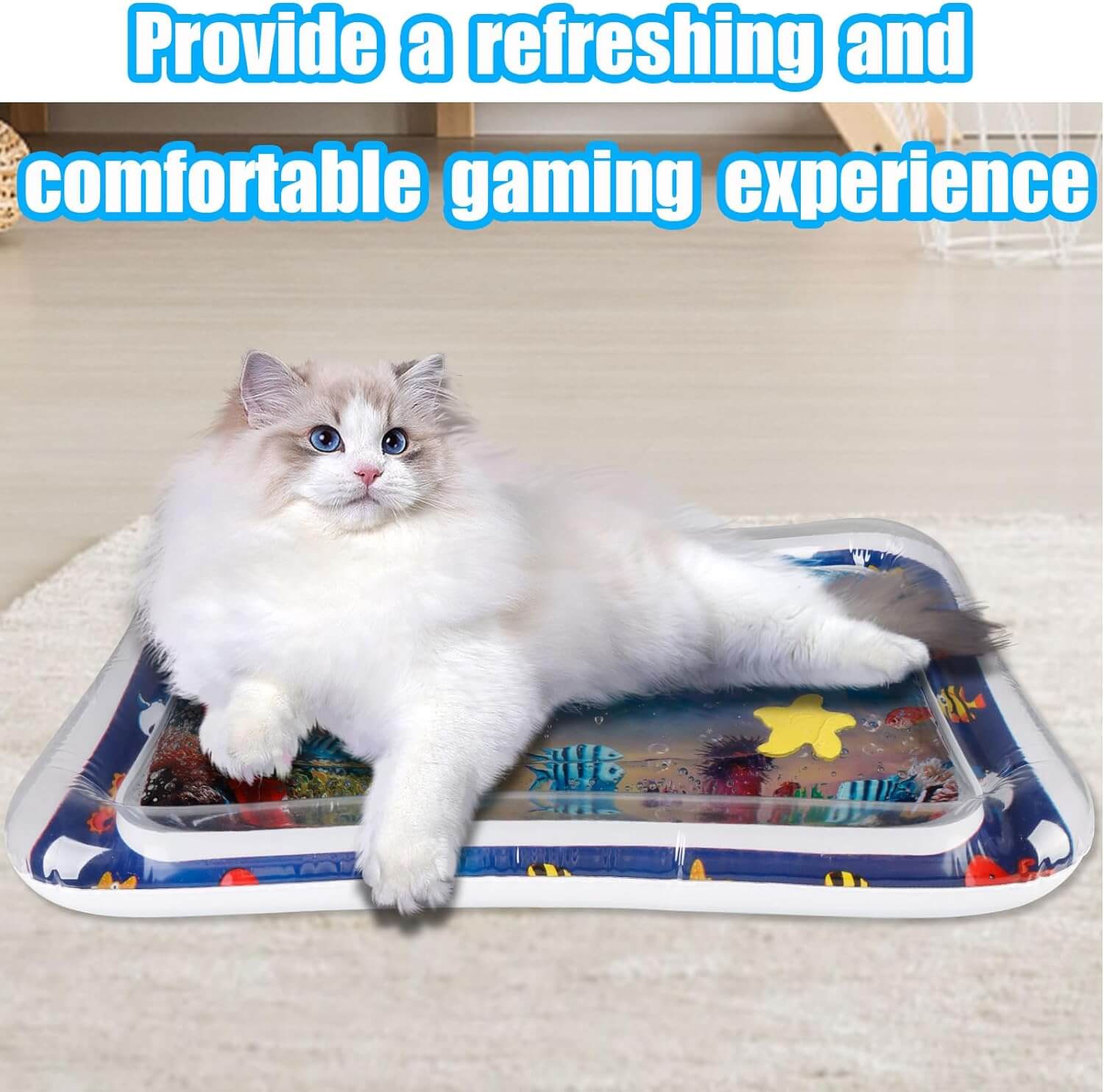 Thickened Water Sensor Play Mat for Cats Dogs Pet Kids
