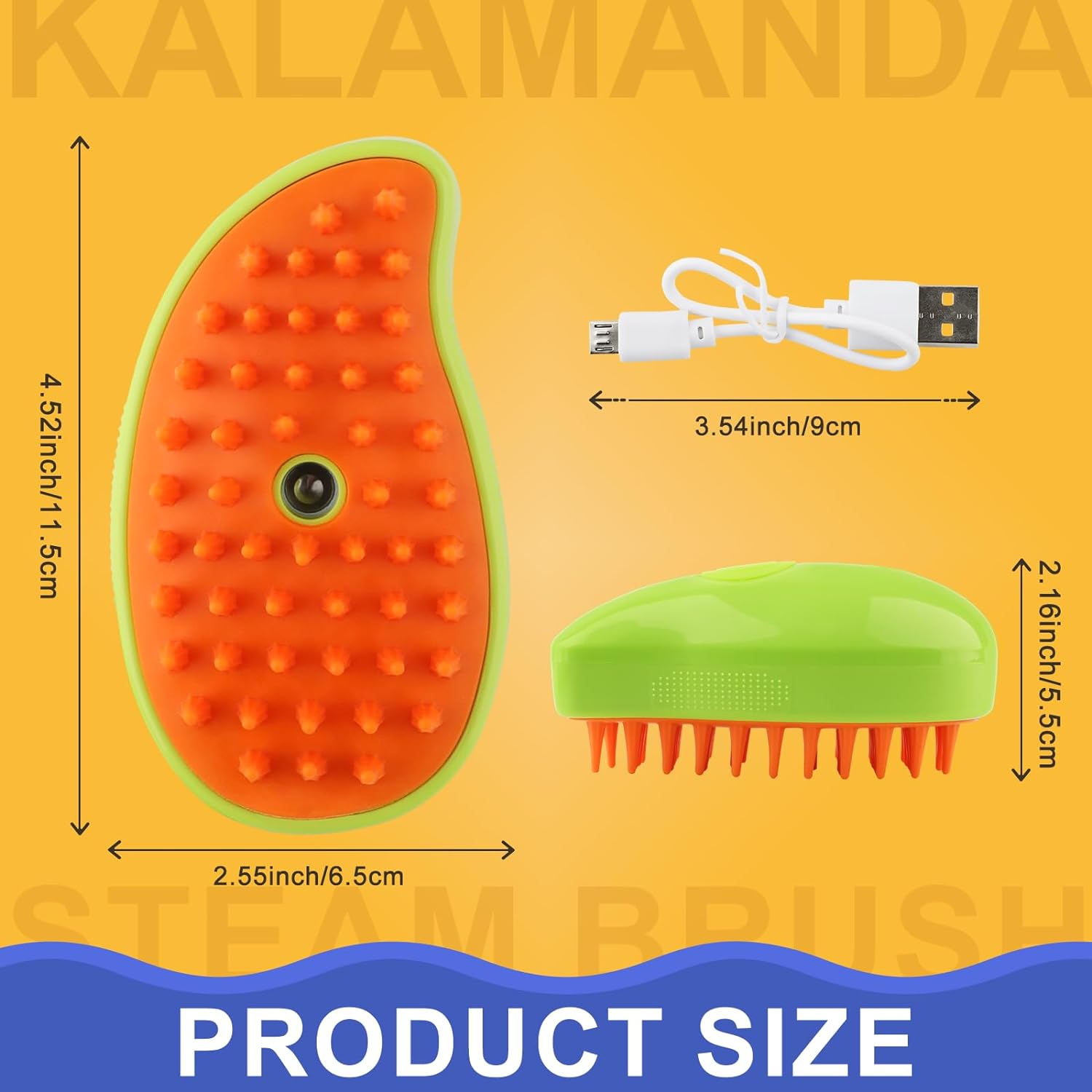 3 in 1 Multifunctional Steamy Cat Dog Brush Massage Pet Grooming Brush Tool