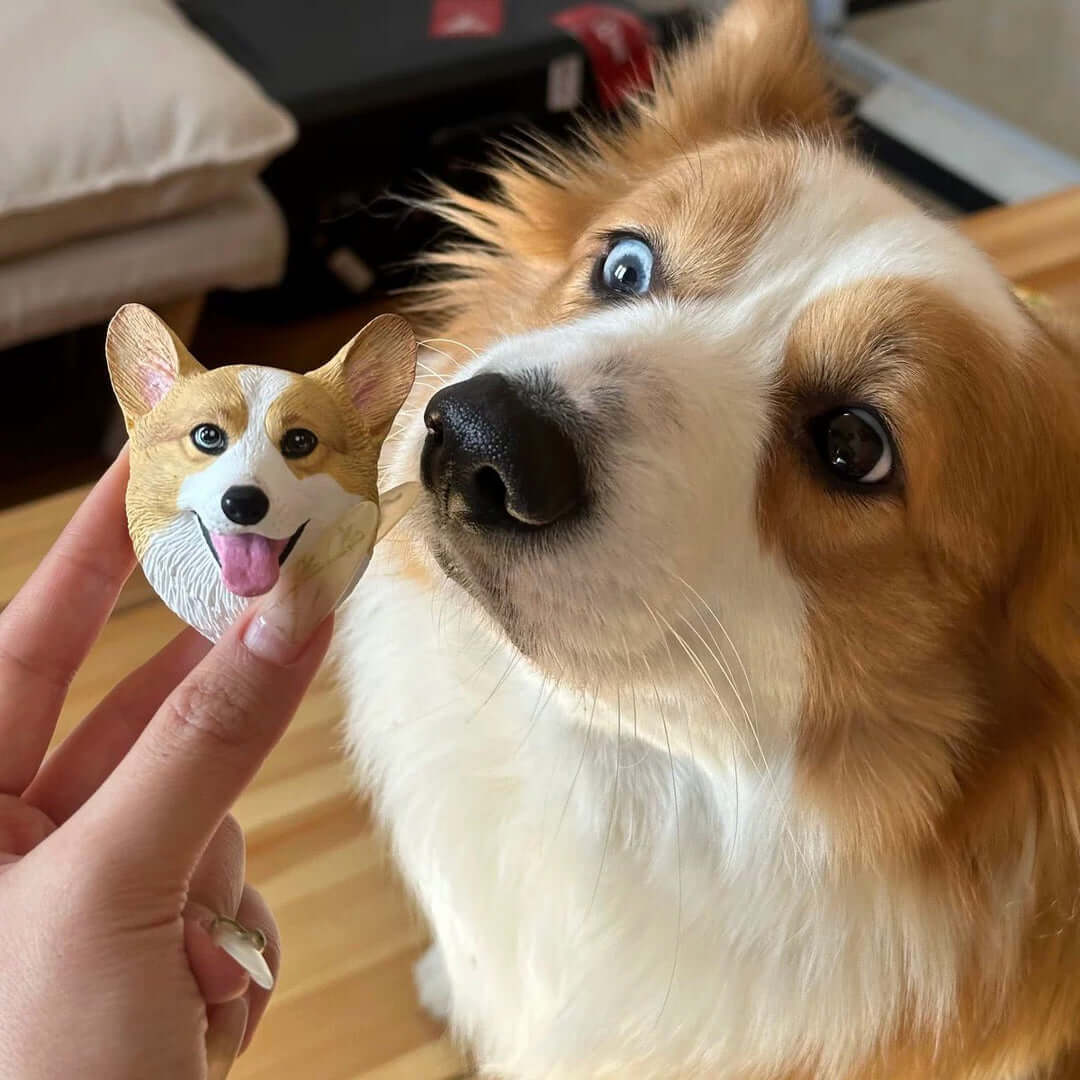 Custom-engraved Magnet Pet Head Model