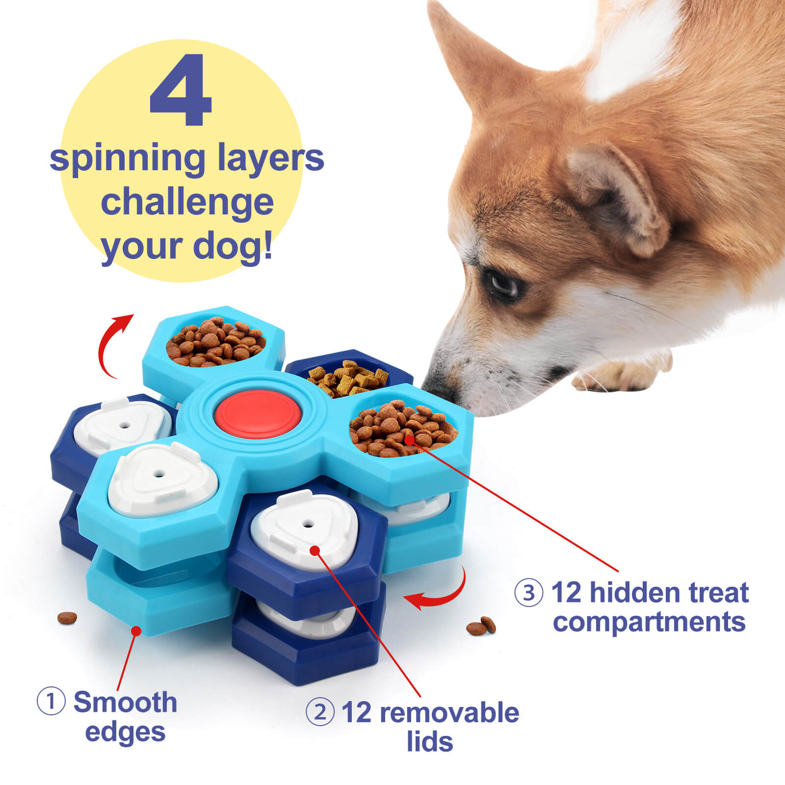 Dog Puzzle Slow Feeder Toy