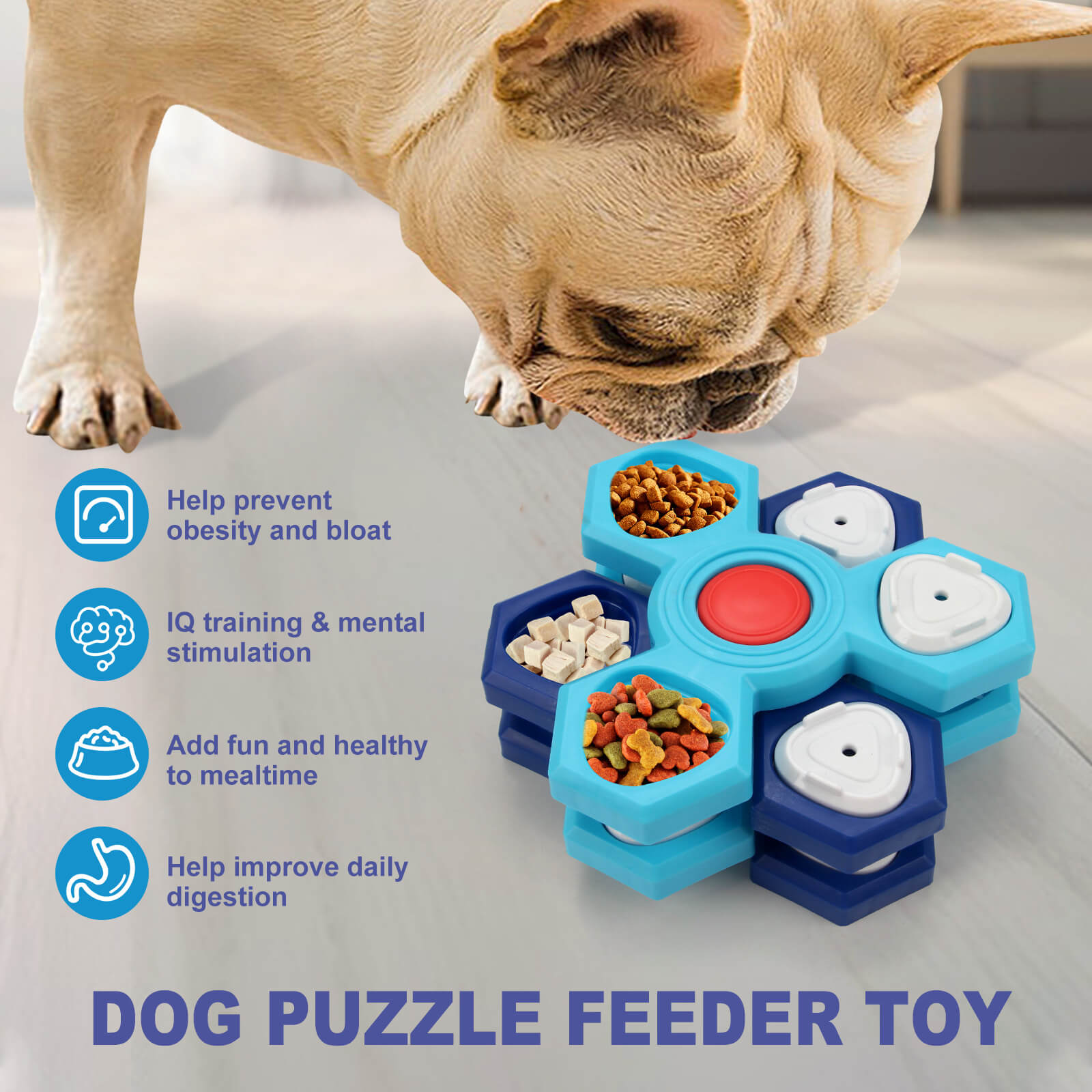 Dog Puzzle Slow Feeder Toy