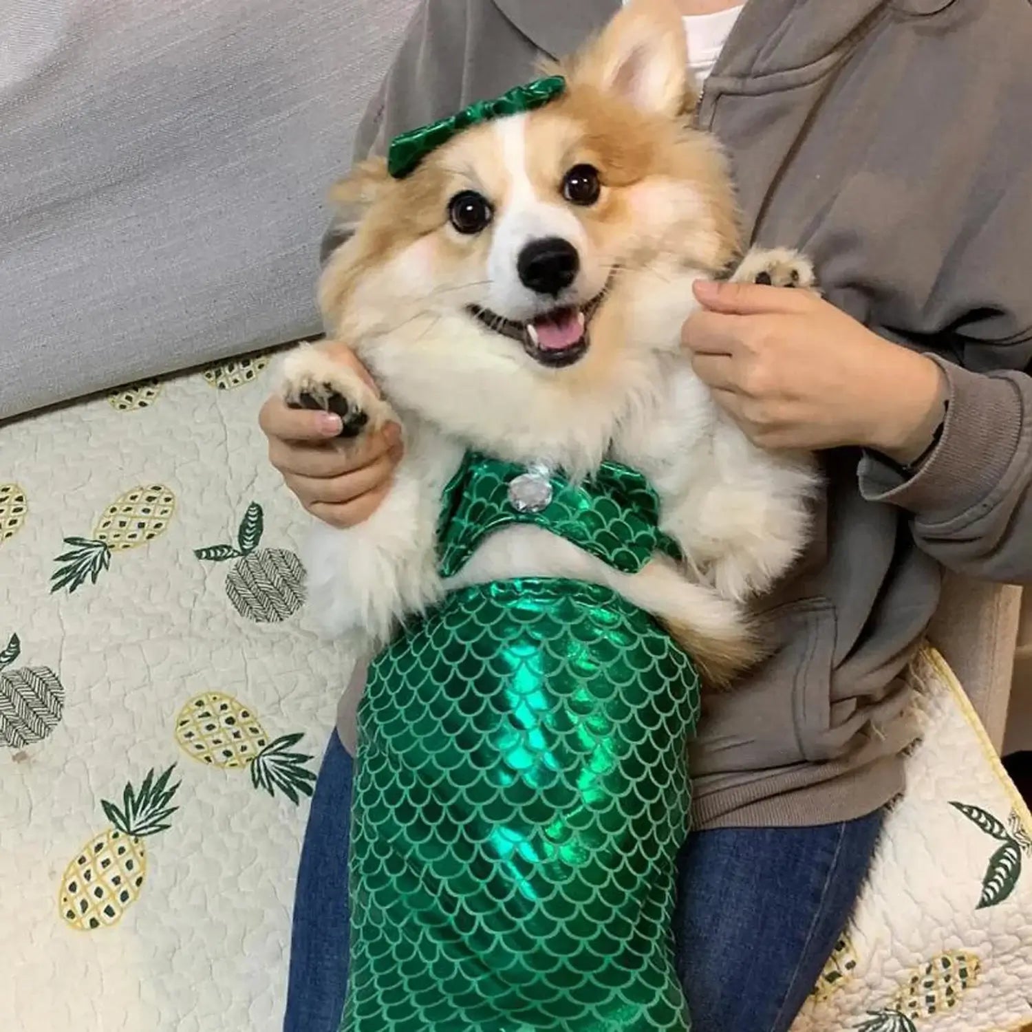 Mermaid Cat Costume Funny Photo Prop Clothes for Pet Clothes