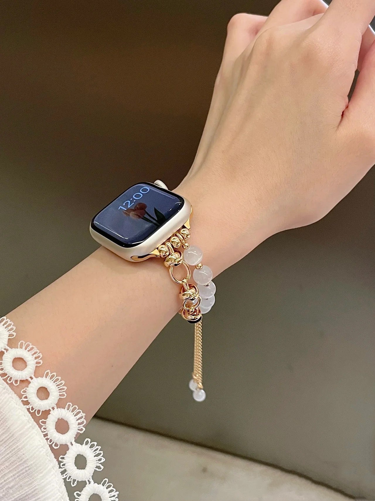 Opalperlen-Armbänder für die Apple Watch