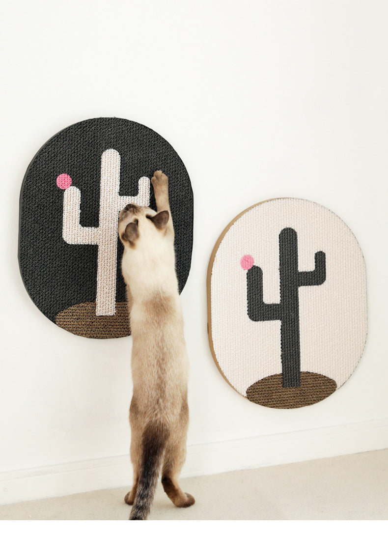 Cat Scratcher Wall Stickers Mounted Scratch Pad Scratch Board