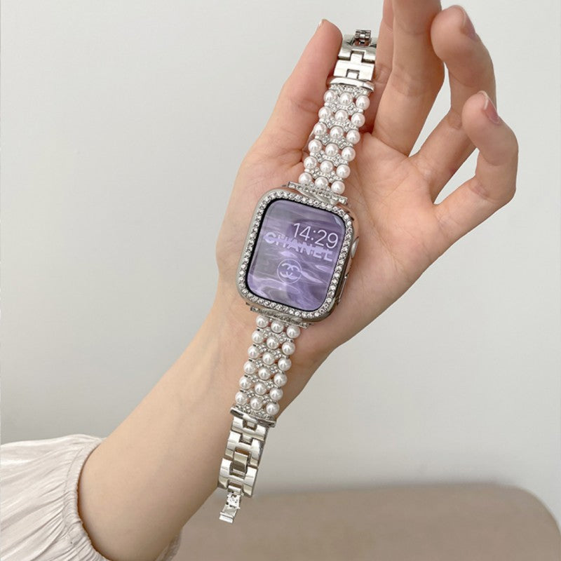 Perlenketten-Armbänder für die Apple Watch