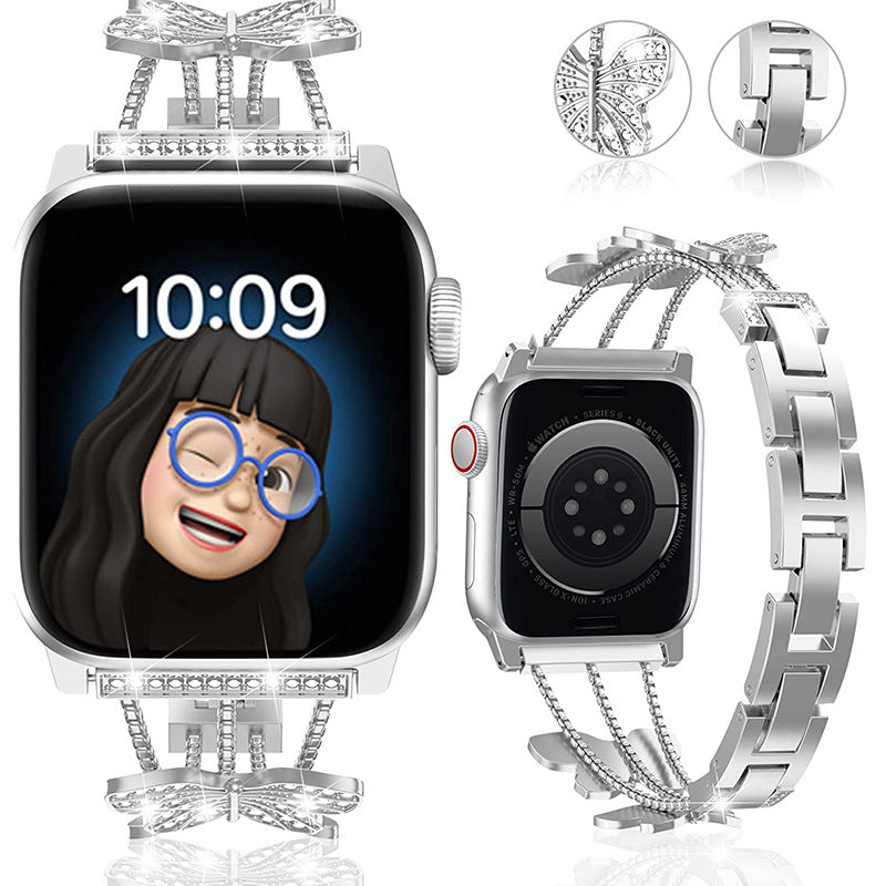Butterfly-Metallarmband für die Apple Watch