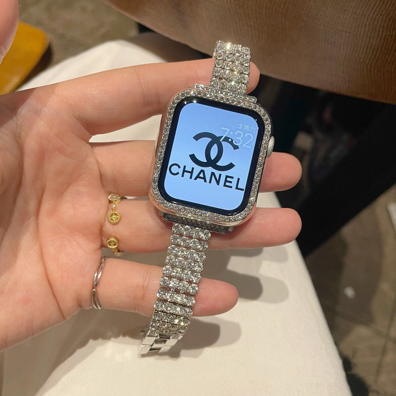 Luxuriöse, modische Metallarmbänder für die Apple Watch