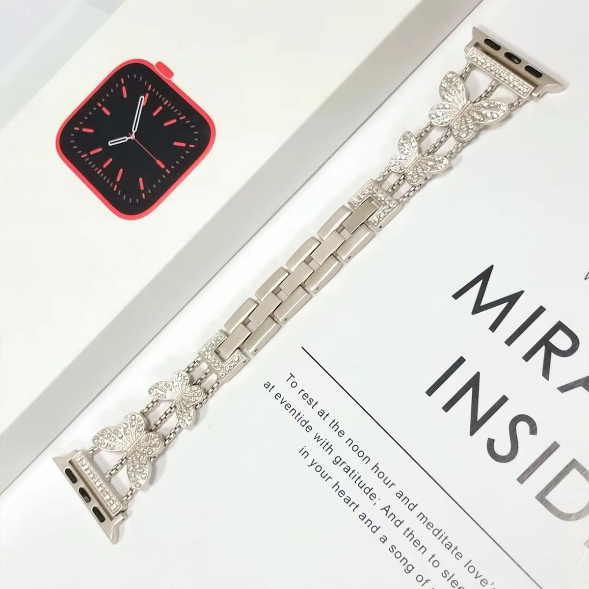 Butterfly-Metallarmband für die Apple Watch