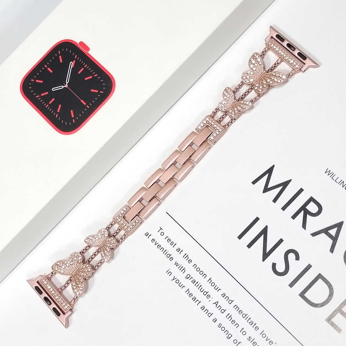 Butterfly-Metallarmband für die Apple Watch