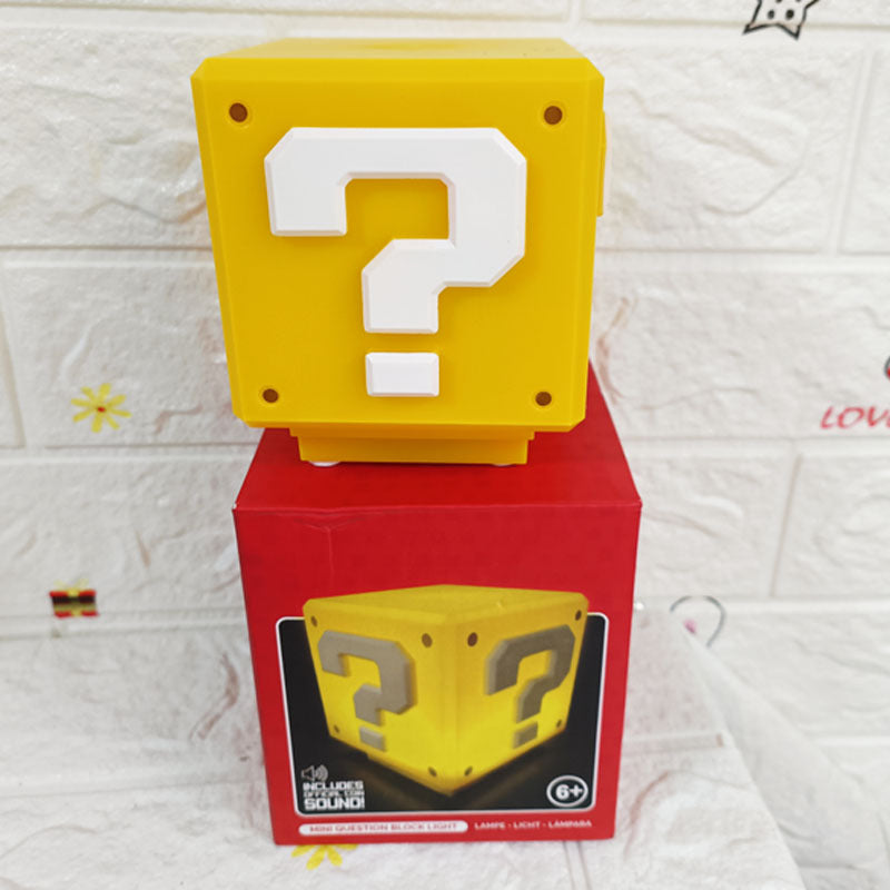 LED question night light block brick desktop table lamp bedside lamp
