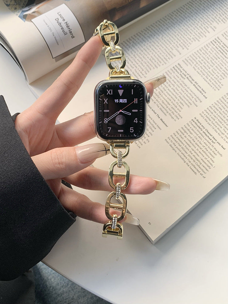 Metallkettenarmband für die Apple Watch