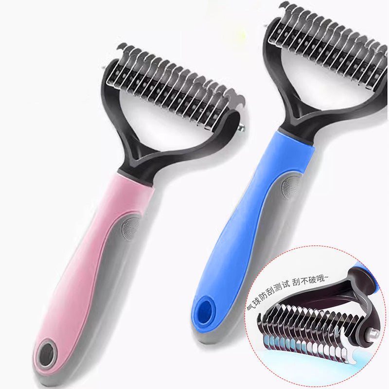 Pet Grooming Brush, Cat Brush Dog Brush for Shedding Tool for Long matted Haired Pets