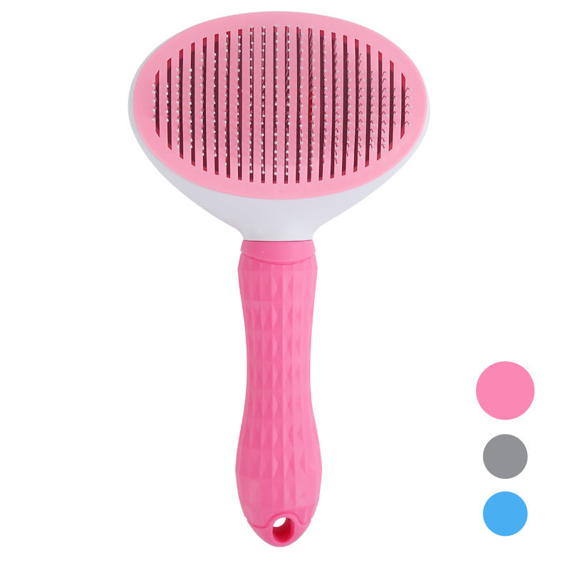 Self Cleaning Slicker Brush, Dog Cat Bunny Pet Grooming Shedding Brush Pet grooming shedding brush