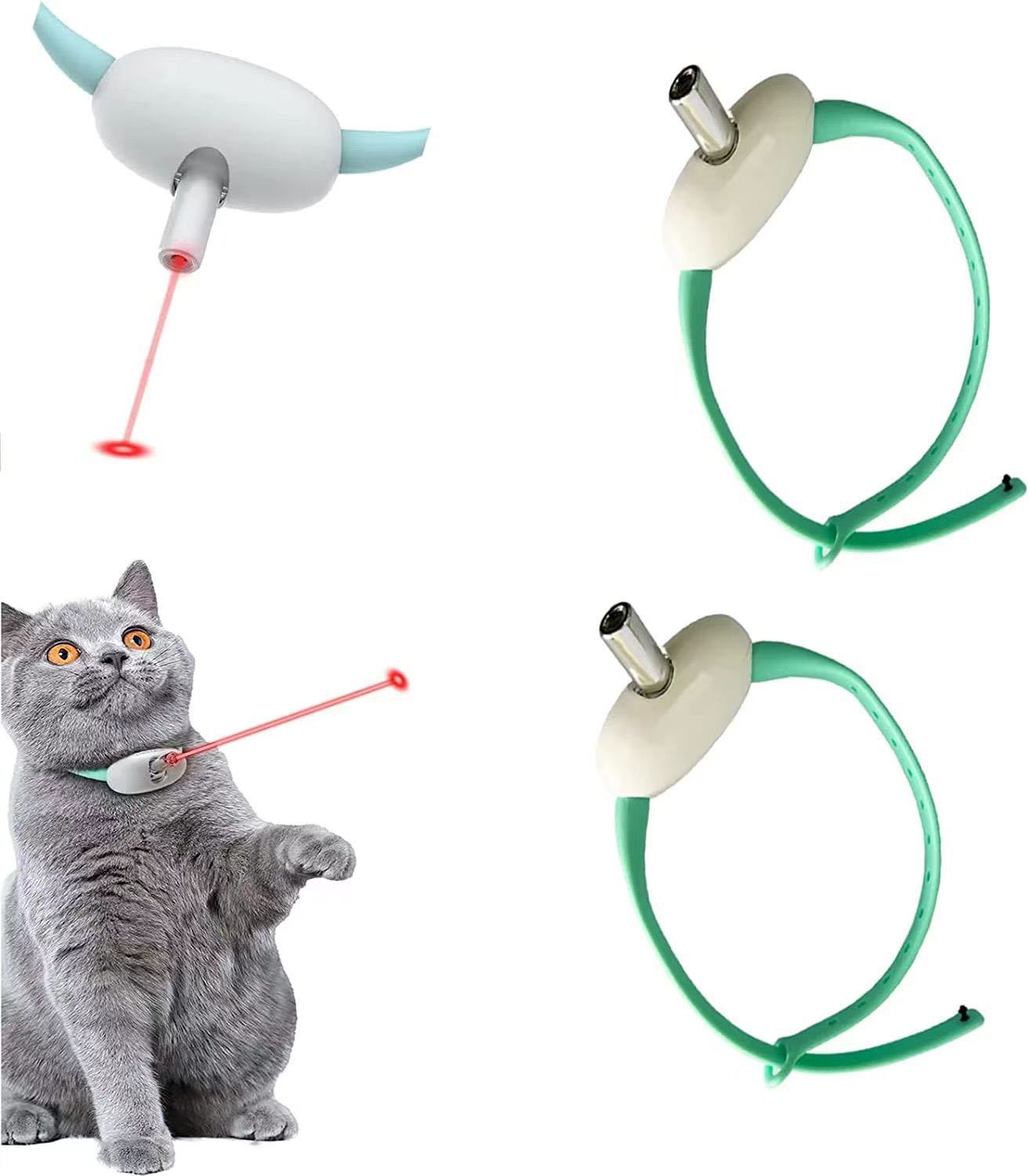 Wearable Laser Pointer Collar Toy for Cats