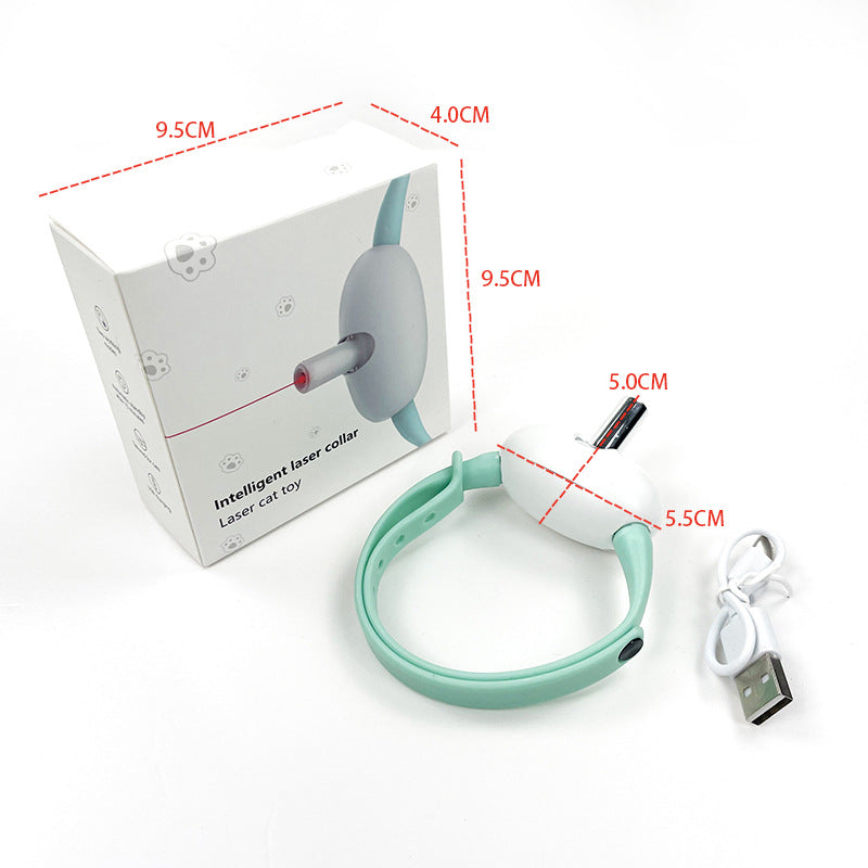 Wearable Laser Pointer Collar Toy for Cats