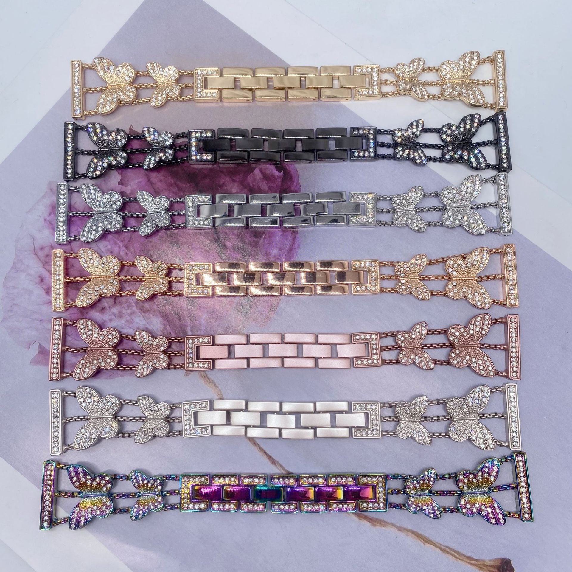 Butterfly-Metallarmband für die Apple Watch