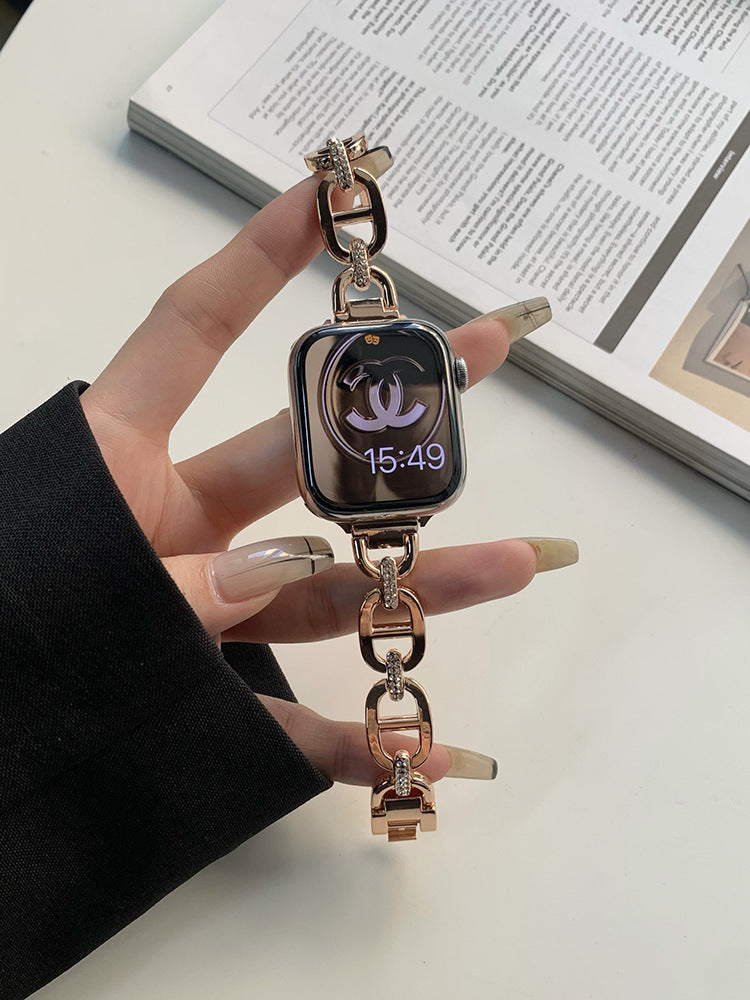 Metallkettenarmband für die Apple Watch