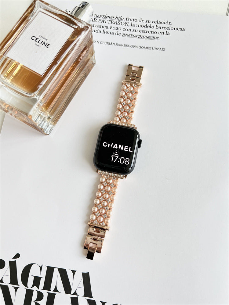 Perlenketten-Armbänder für die Apple Watch