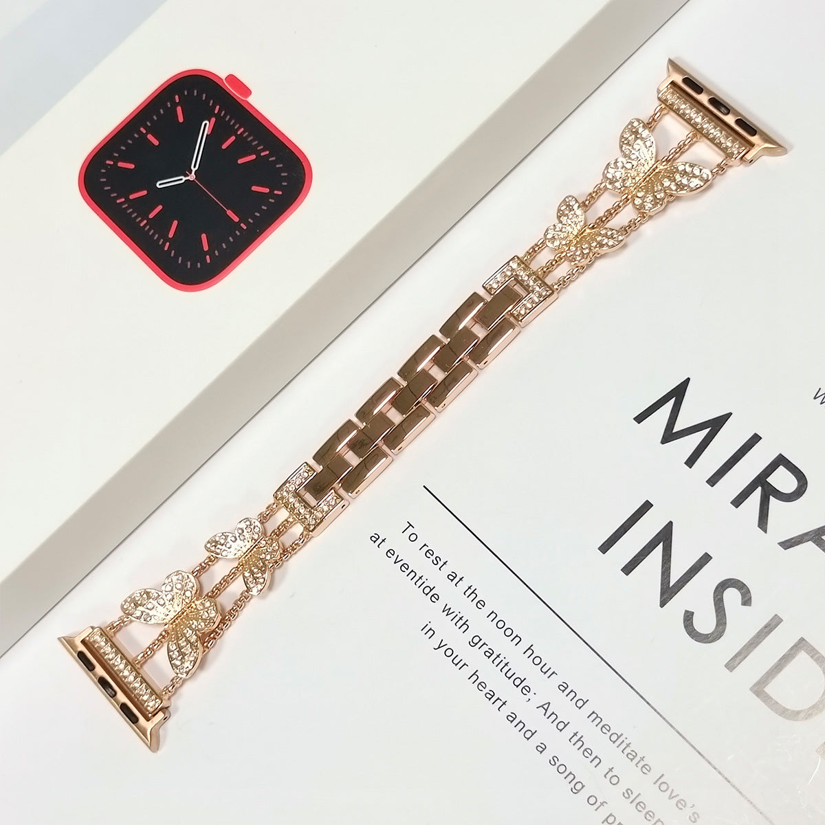 Butterfly-Metallarmband für die Apple Watch