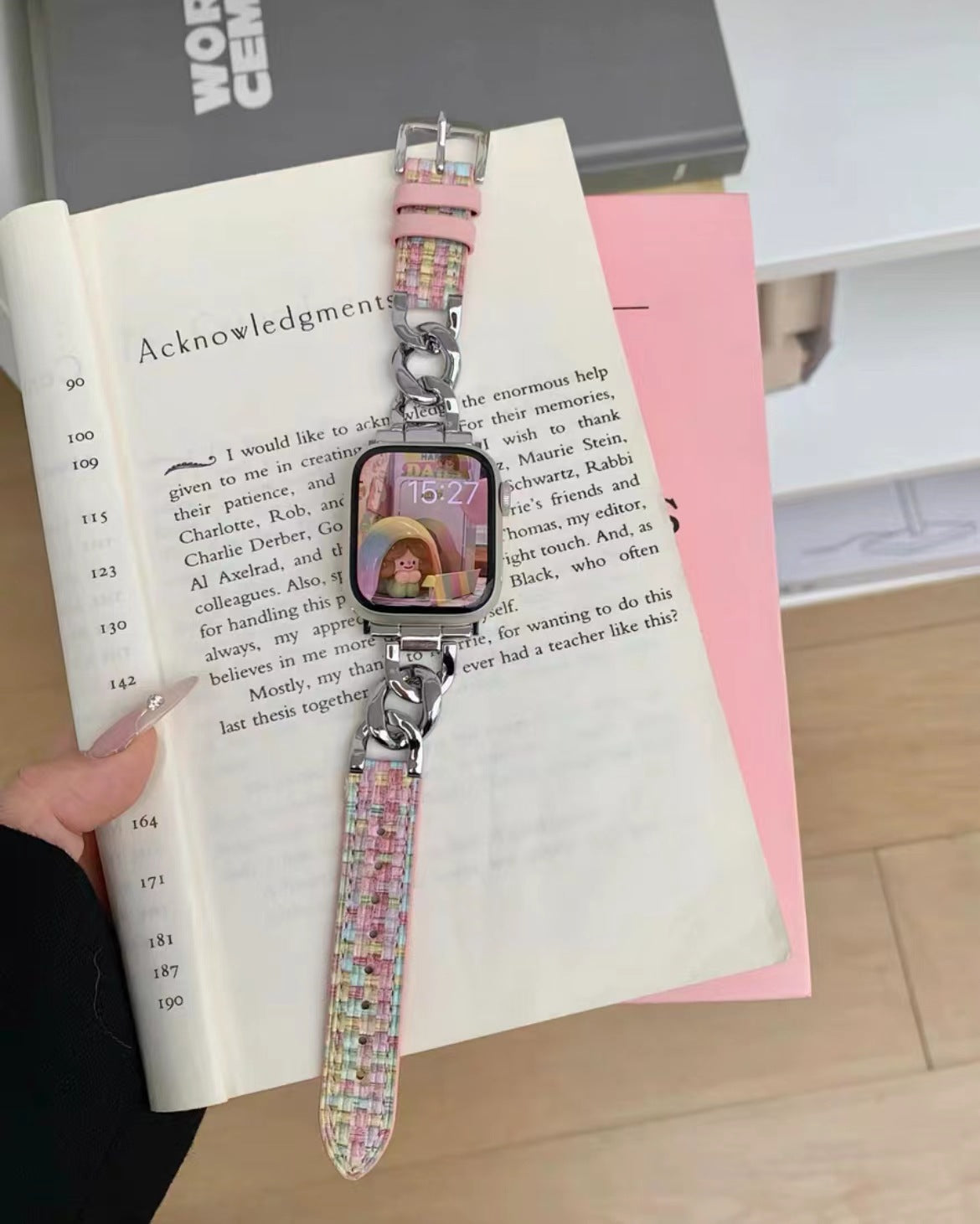 Waffel- und Lederarmbandbänder für die Apple Watch