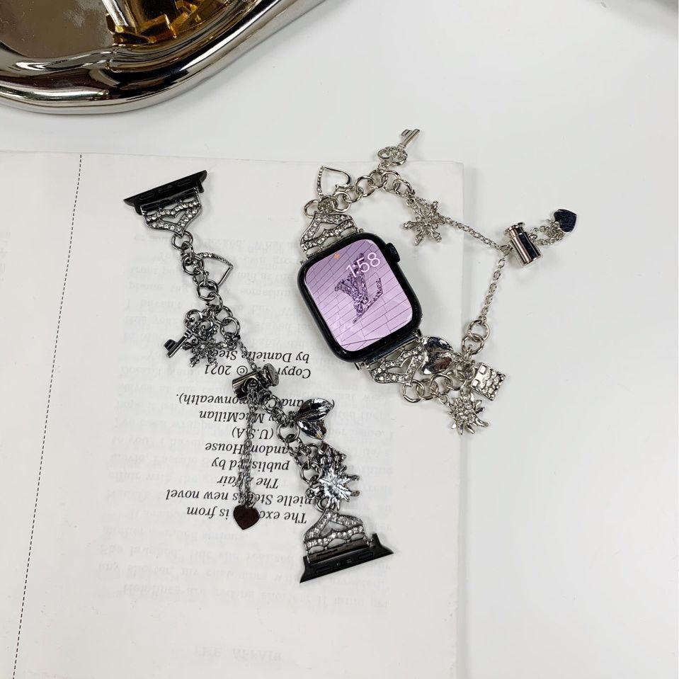 Anhänger-Armband aus Metall für Apple Watch