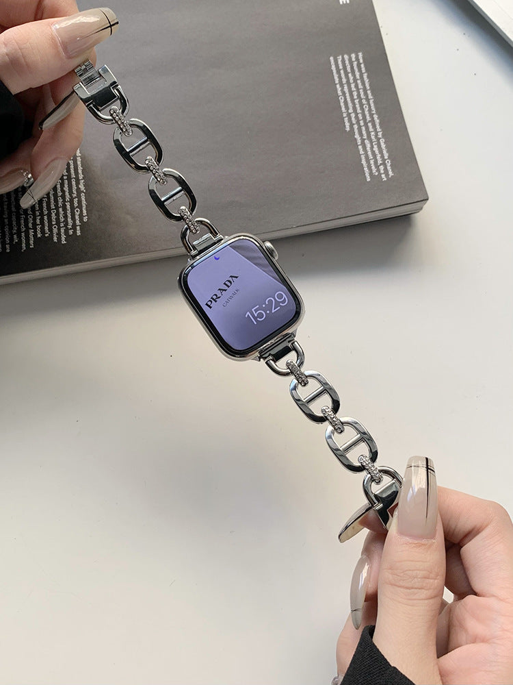 Metallkettenarmband für die Apple Watch