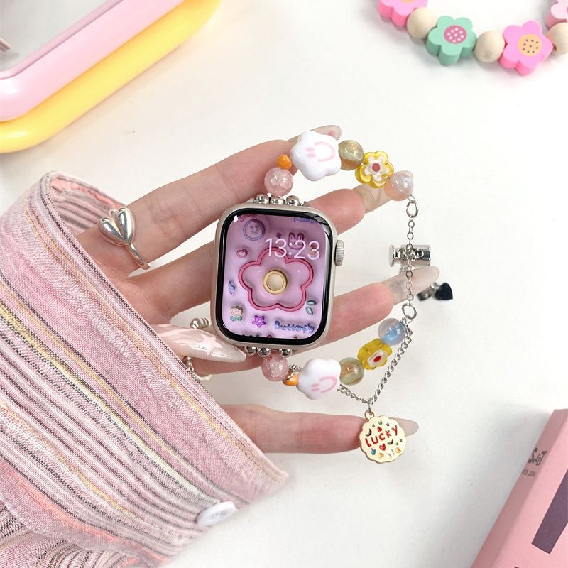 Lucky Beaded Chain Strap-Bänder für die Apple Watch