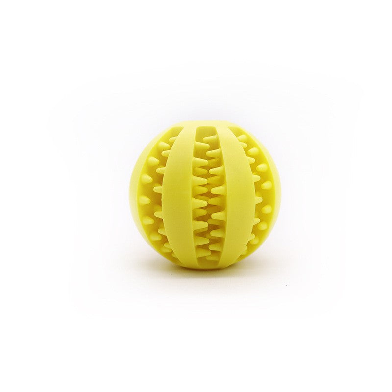 2 Pack Dog Toy Ball, Pet Feeder Chew Teething Toys Balls for Dog and Puppy Cat