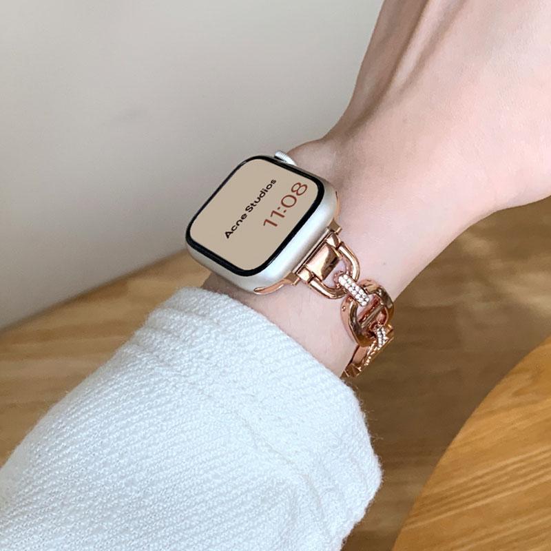 Metallkettenarmband für die Apple Watch