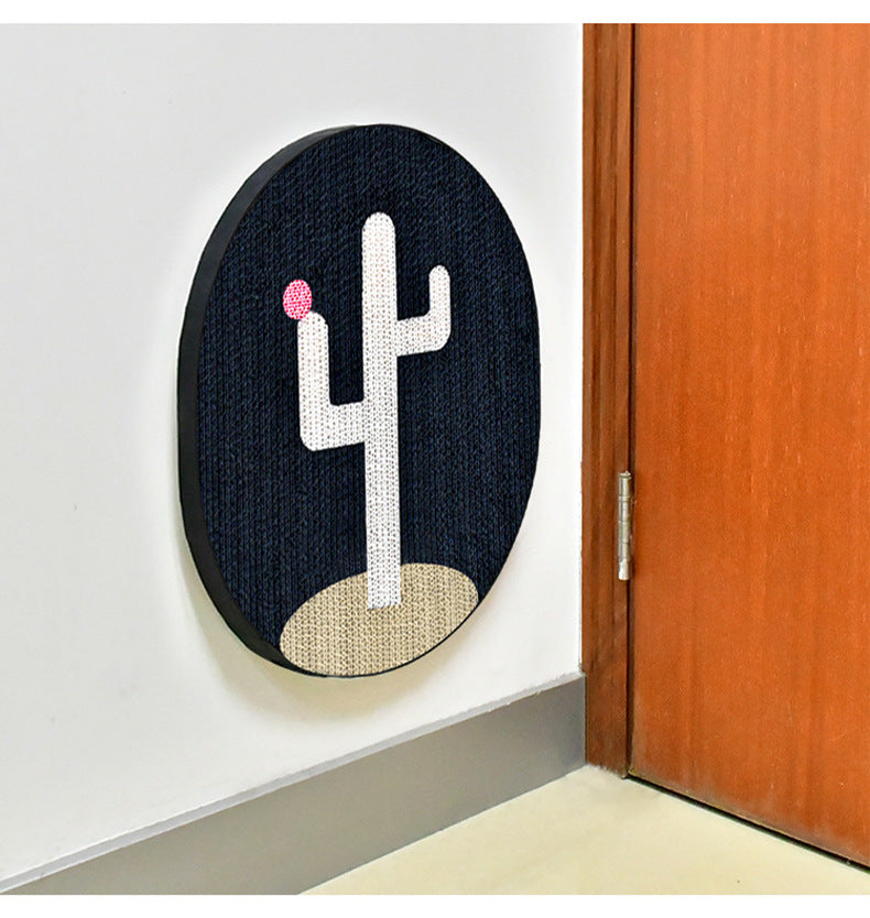 Cat Scratcher Wall Stickers Mounted Scratch Pad Scratch Board